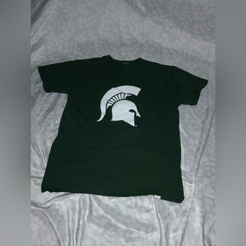Youth M Michigan State Spartans Green SS Gen2 NCAA March Madness Football Ready